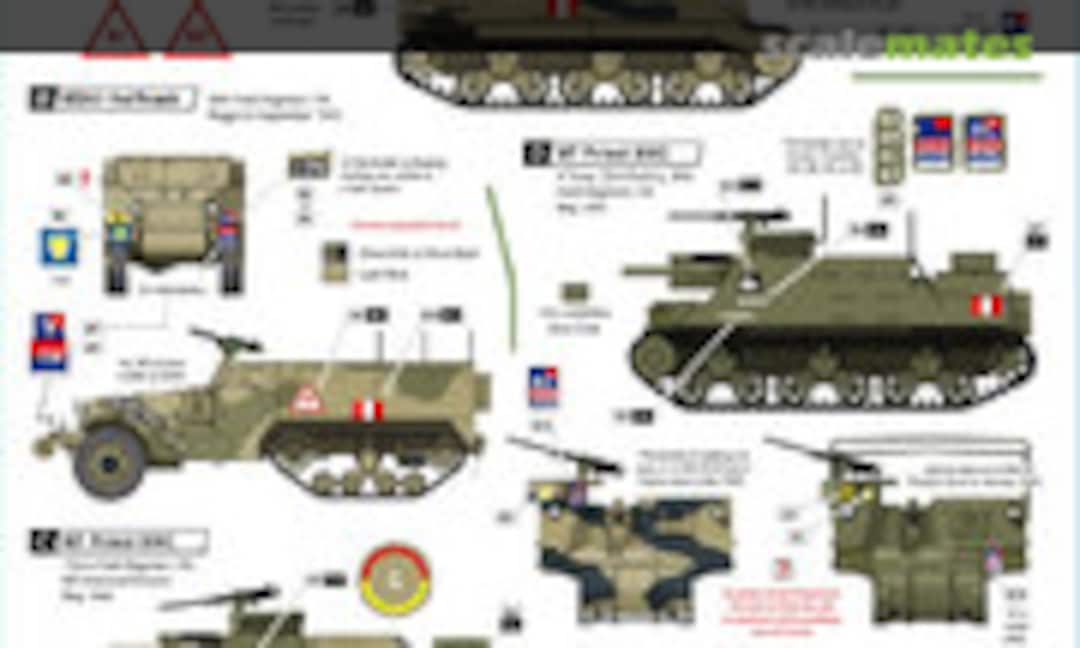 1:72 British Royal Artillery in Italy. (Star Decals 72-A1094) 72-A1094