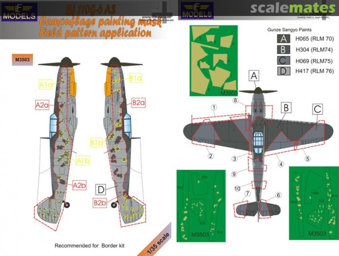 Boxart Bf 109G-6 AS M3503 LF Models