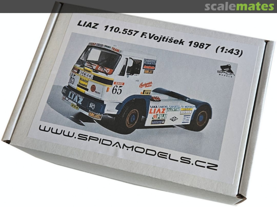 Boxart Liaz 110.557 F.Vojtíšek 1987 SPIDA Models Boxart Liaz 110.557 F.Vojtíšek 1987 SPIDA Models