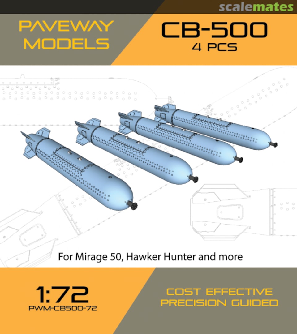 Boxart CB-500 PWM-CB500-72 Paveway Models Boxart CB-500 PWM-CB500-72 Paveway Models