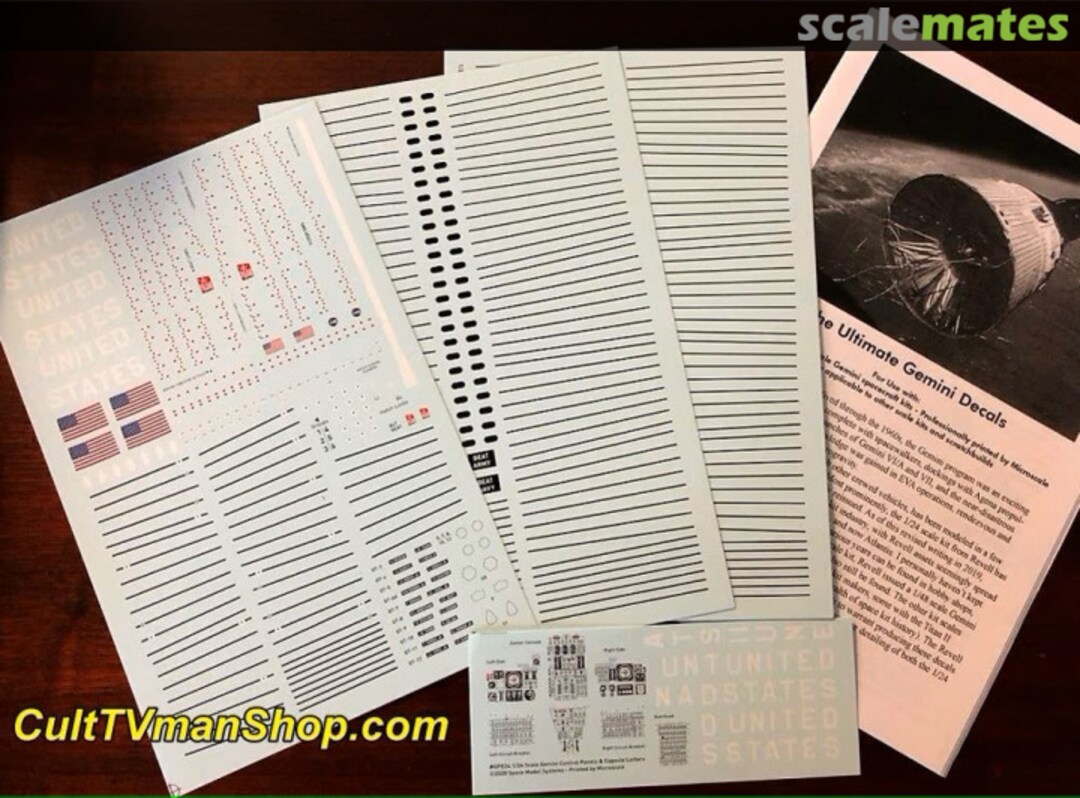 Boxart Gemini Spacecraft GS24 Space Model Systems Boxart Gemini Spacecraft GS24 Space Model Systems