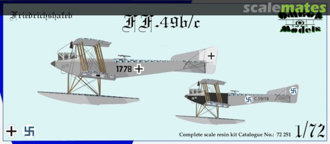 Boxart Friedrichshafen FF.49b/c 72251 Omega Models Boxart Friedrichshafen FF.49b/c 72251 Omega Models