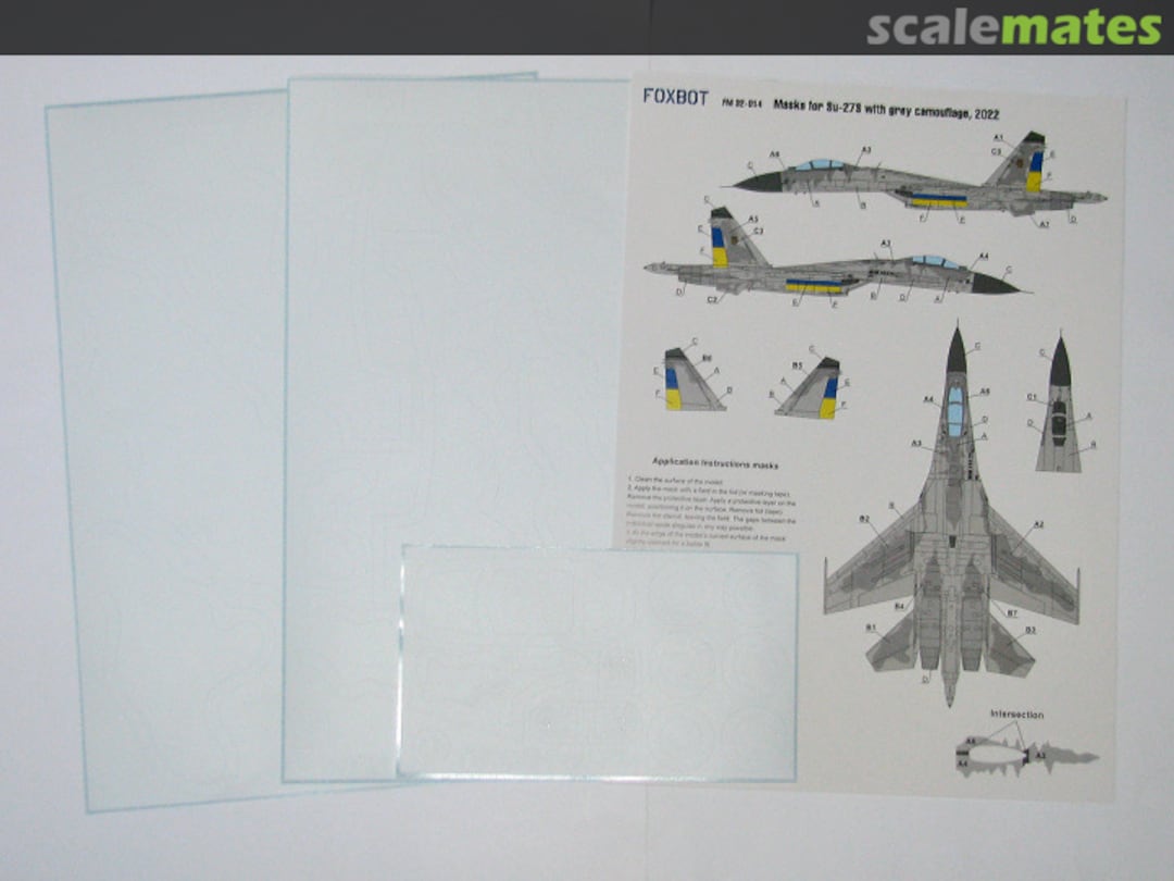 Boxart Su-27S with grey camouflage FM32-014 Foxbot