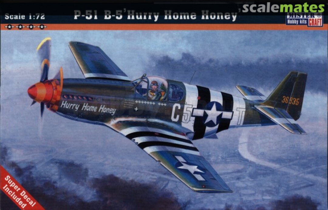 Boxart P-51B-5 'Hurry Home Honey' C-49 MisterCraft Boxart P-51B-5 'Hurry Home Honey' C-49 MisterCraft