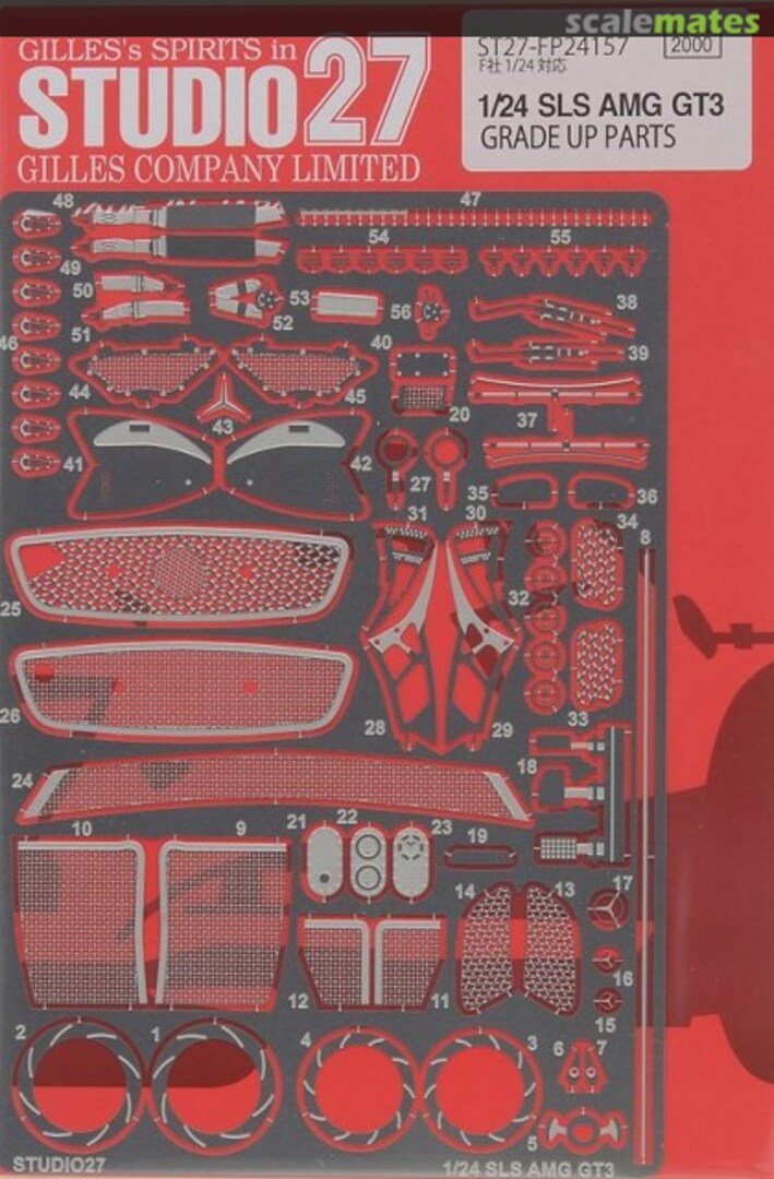 Boxart Mercedes SLS AMG GT3 ST27-FP24157 Studio27 Boxart Mercedes SLS AMG GT3 ST27-FP24157 Studio27