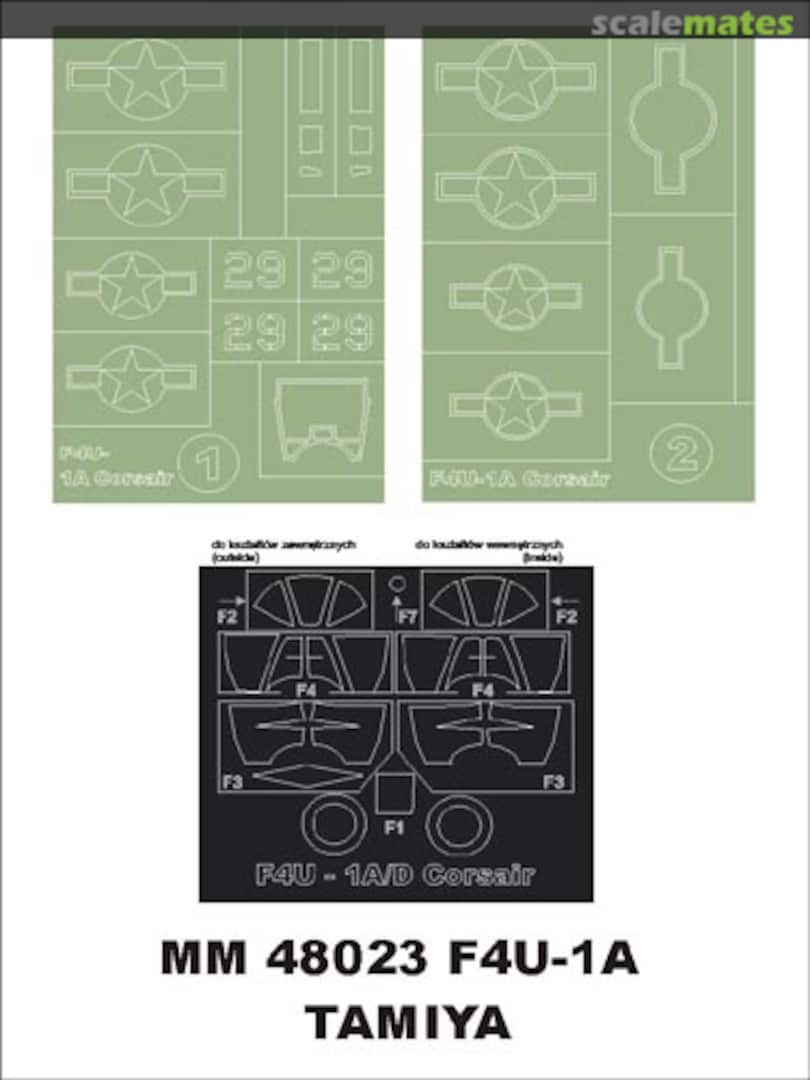 Boxart Vought F4U-1A/D Corsair MM48023 Montex Boxart Vought F4U-1A/D Corsair MM48023 Montex