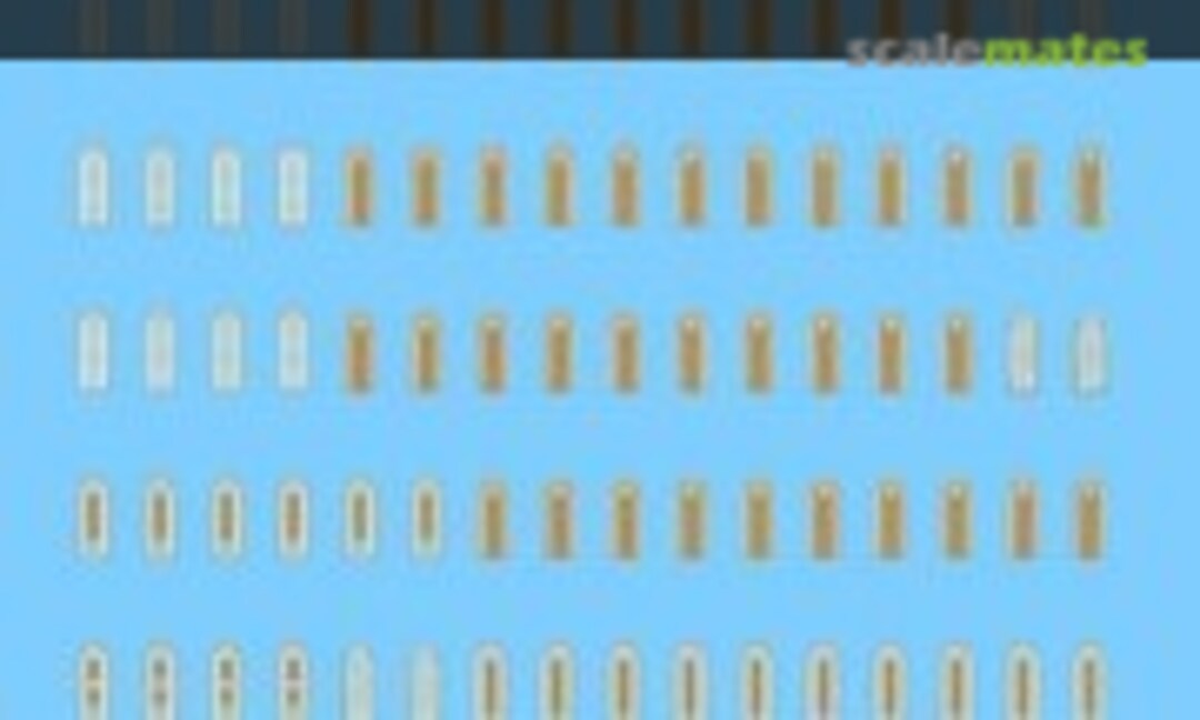 1:35 Afrika Korps shoulder boards for infantry troops (Archer FG35054A) FG35054A