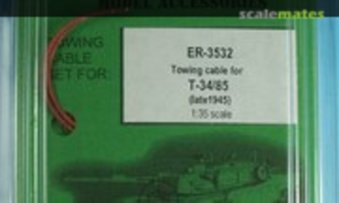 1:35 Towing cable 2x for T-34/85 mod.1945 and after-war Tank (Eureka XXL ER-3532)