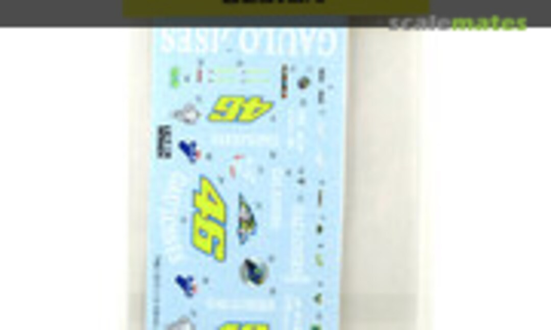 1:12 Yamaha YZR-M1 2004 Option Decals (for Heller) (Tabu Design TABU12075) TABU12075
