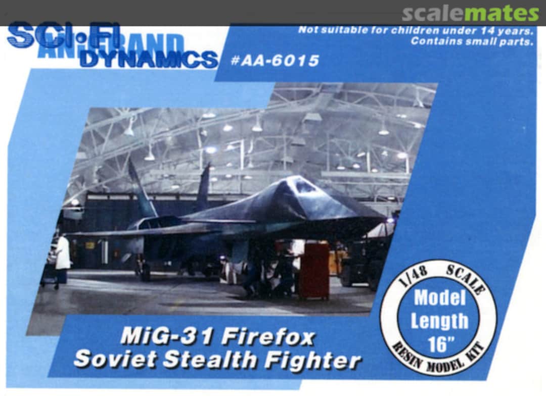 Boxart MiG-31 Firefox AA-6015 Anigrand Craftswork Boxart MiG-31 Firefox AA-6015 Anigrand Craftswork