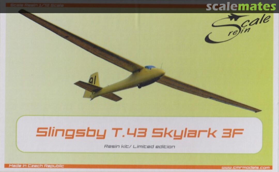 Boxart Slingsby T.43 Skylark 3F G7203 Scale Resin Boxart Slingsby T.43 Skylark 3F G7203 Scale Resin
