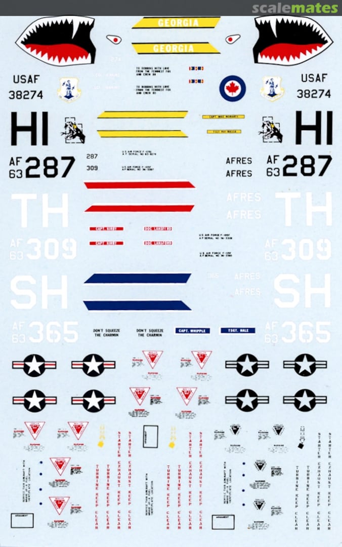 Boxart Republic F-105F/G Thunderchief - ANG & AFRES FD 4810 Fowler Aviation Decals Boxart Republic F-105F/G Thunderchief - ANG & AFRES FD 4810 Fowler Aviation Decals