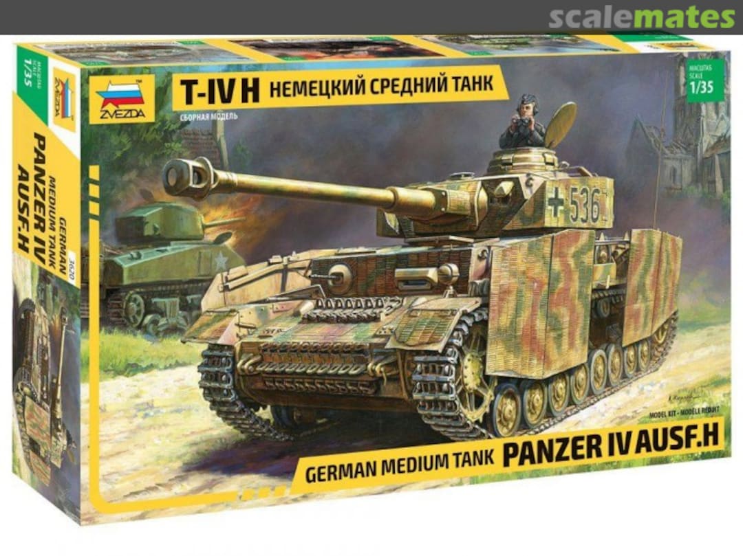 Boxart Panzer IV - Ausf. H 3620 Zvezda Boxart Panzer IV - Ausf. H 3620 Zvezda