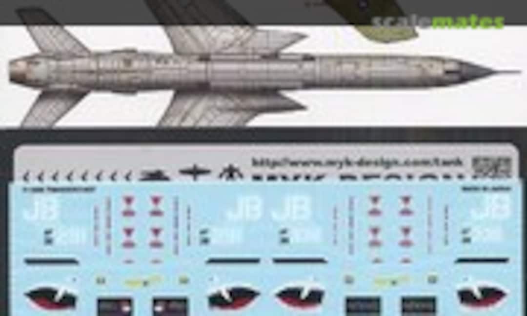 1:144 F-105G Thunder Chief `Vietnam War` (MYK Design A-208) A-208