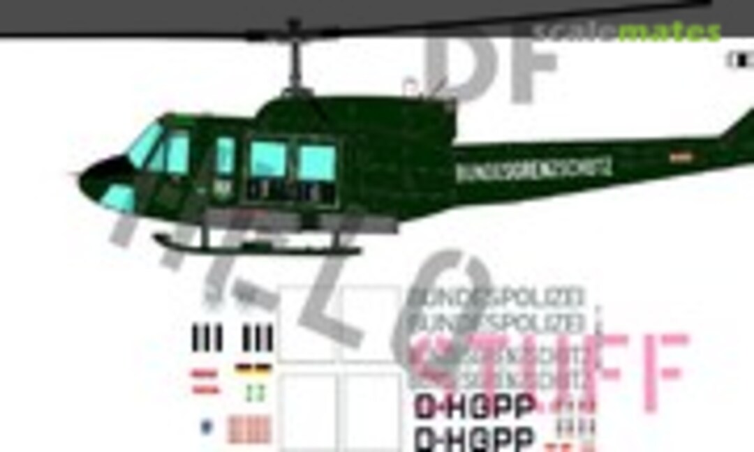 1:48 Bell 212 "Bundesgrenzschutz / Bundespolizei" (DF HeloStuff DF20248) DF20248