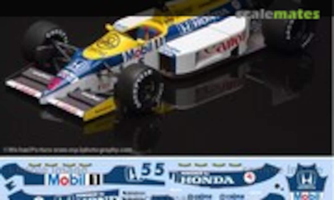 1:24 Williams-Honda FW11 "Canon" (Indycals )