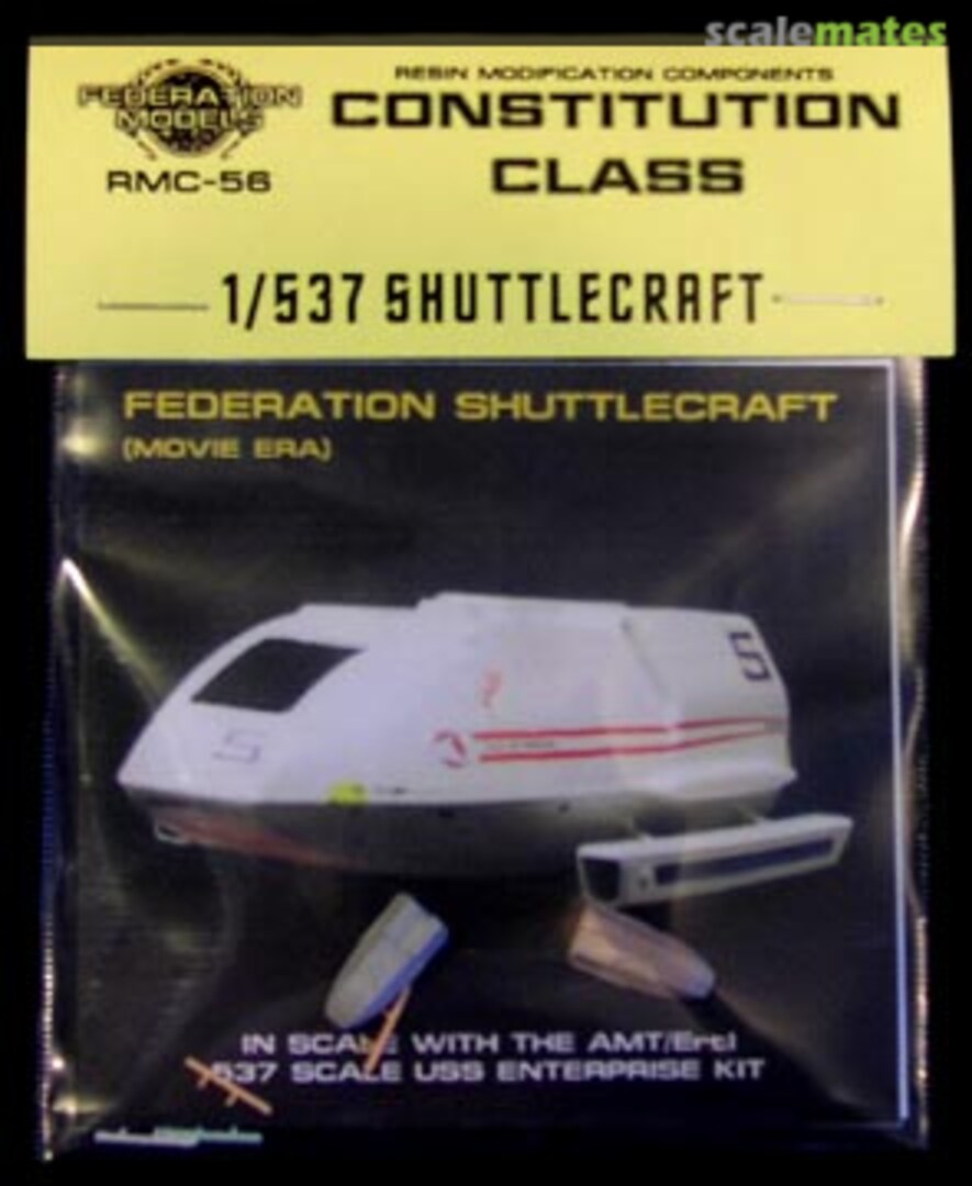 Boxart Movie Era Shuttlecraft RMC-56 Federation Models Boxart Movie Era Shuttlecraft RMC-56 Federation Models