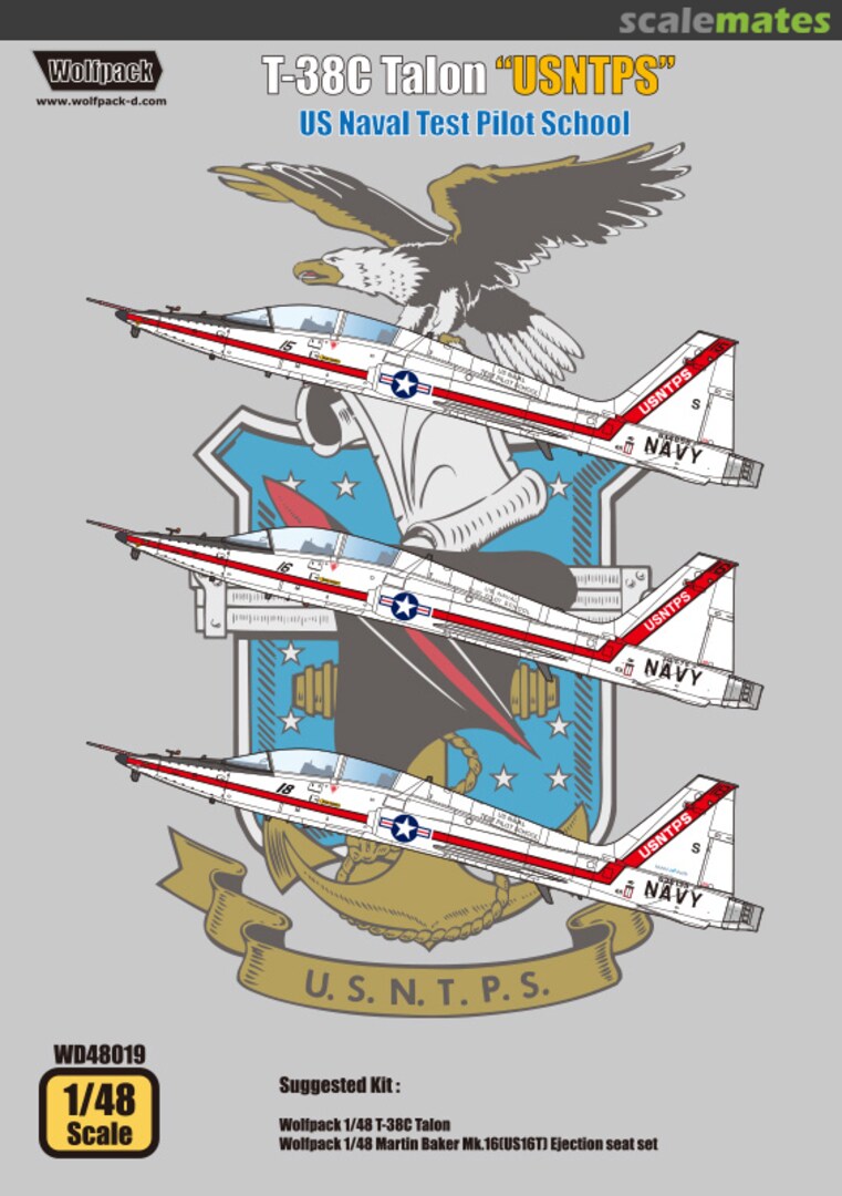 Boxart T-38C Talon "USNTPS" WD48019 Wolfpack Boxart T-38C Talon "USNTPS" WD48019 Wolfpack