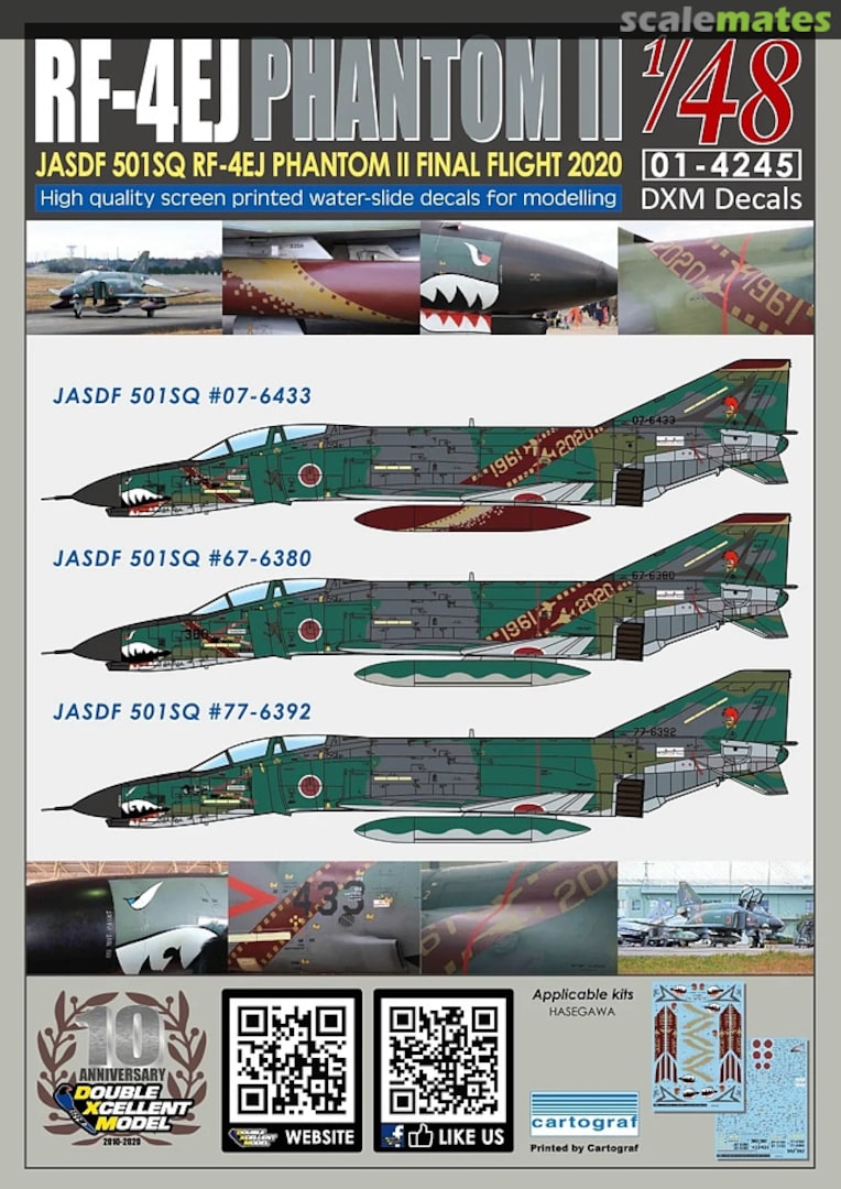 Boxart RF-4EJ Phantom II 01-4245 Double Xcellent Model