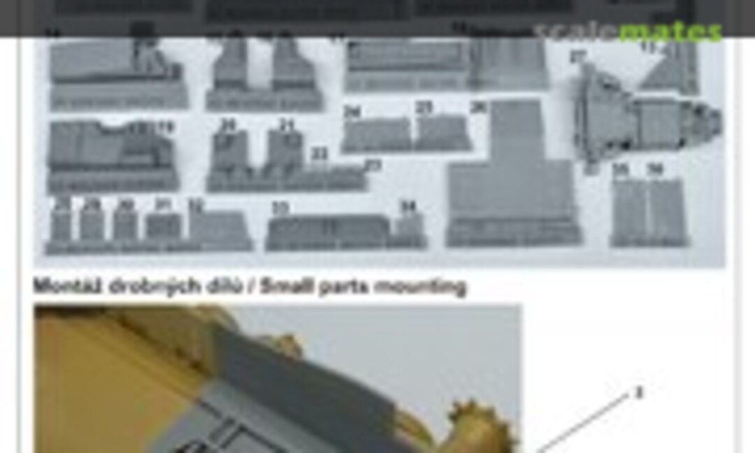 1:48 M1A2 Abrams engine set (MP Originals Masters Models 48002) 48002