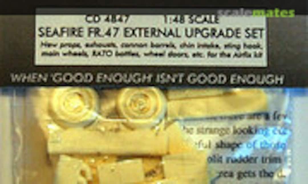 1:48 Seafire FR Mk.47 external upgrade set (Cooper Details CD4847) CD4847