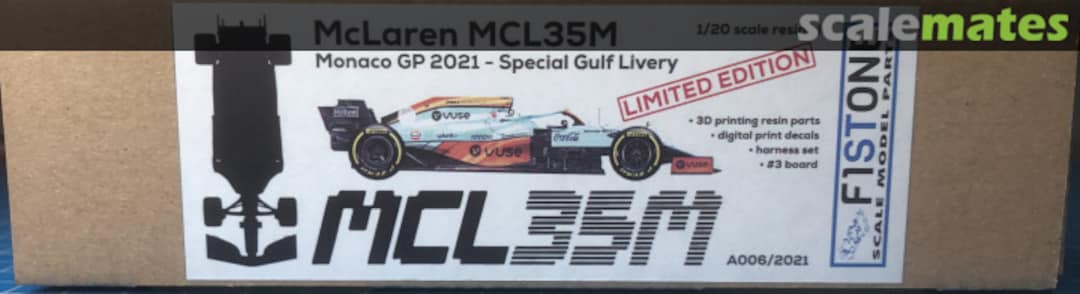 Boxart McLaren MCL35M (2021) A006/2021 F1Stone (Scale Model Parts) Boxart McLaren MCL35M (2021) A006/2021 F1Stone (Scale Model Parts)