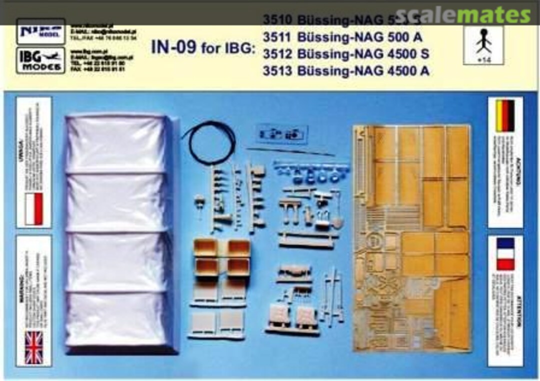 Boxart Büssing NAG Conversion Set IN-09 IBG Models