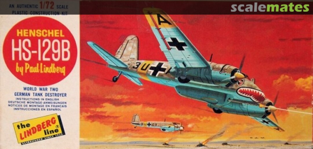 Boxart Henschell Hs-129B 441-60 Lindberg Boxart Henschell Hs-129B 441-60 Lindberg
