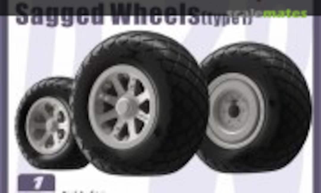 1:48 P-38 Lightning Sagged wheels (Type 1) (Gloria Model GR48307A) GR48307A