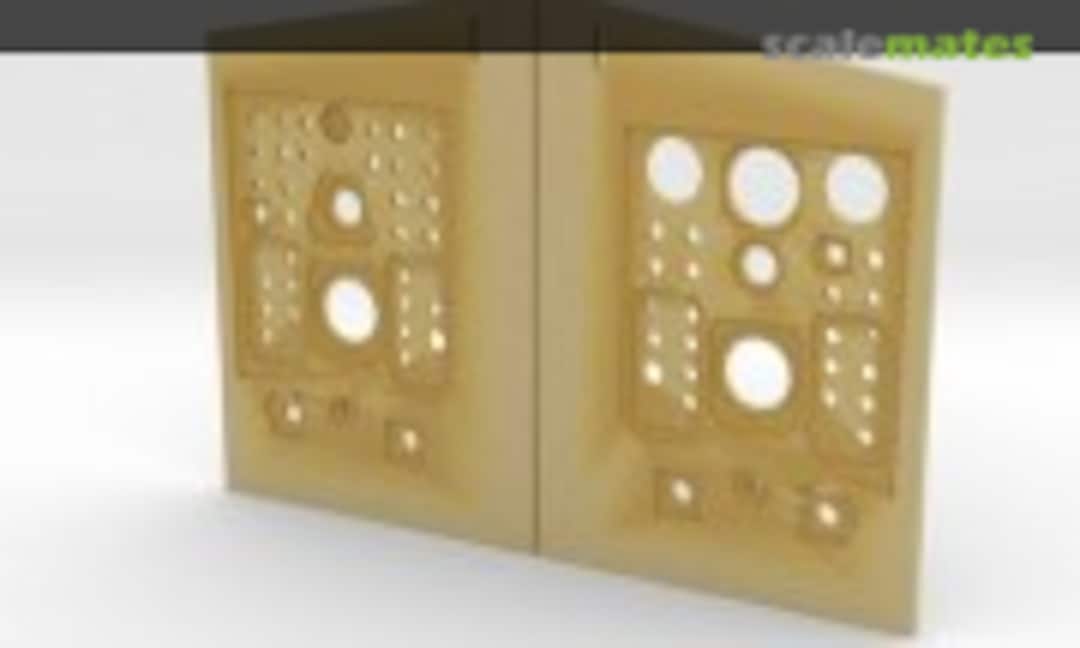 1:72 Space Shuttle T-0 Umbilical Face Plates (Shapeways QDMES25J8) QDMES25J8