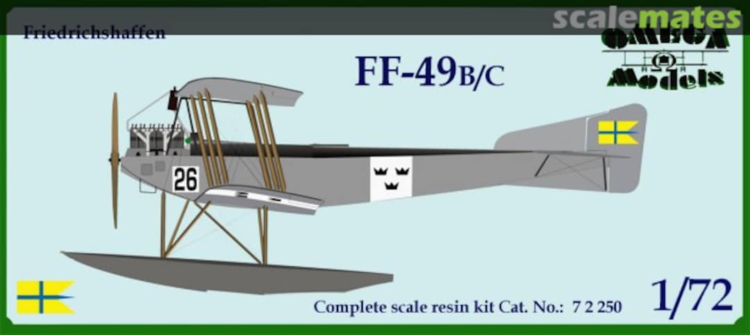 Boxart Friedrichshaffen FF-49B/C 72250 Omega Models Boxart Friedrichshaffen FF-49B/C 72250 Omega Models