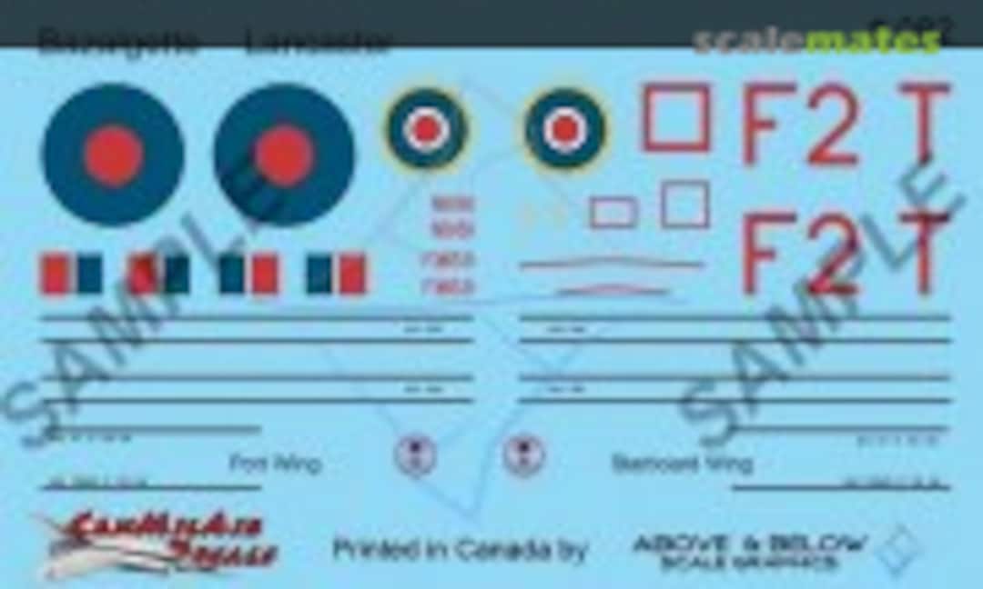 1:72 Avro Lancaster B Mk. III (Above & Below Graphics 082) 082