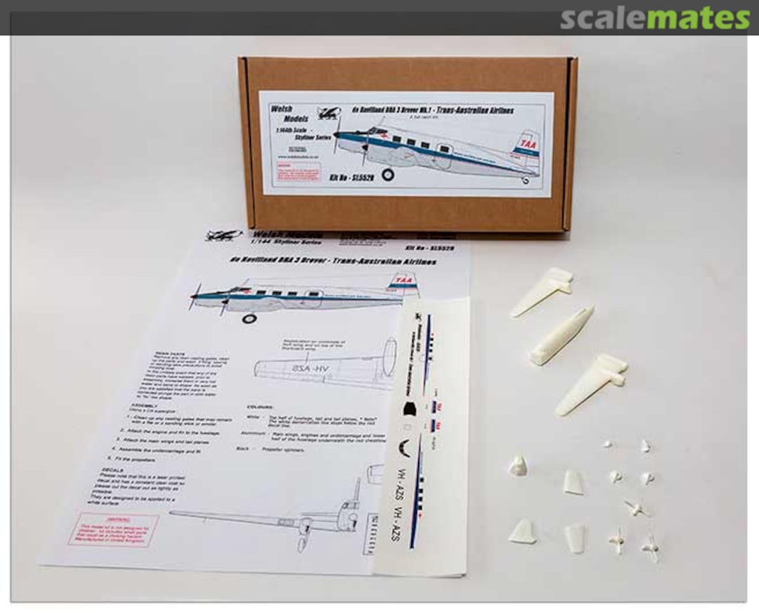 Boxart de Havilland DHA 3 Drover Mk.1 SL552R Welsh Models Boxart de Havilland DHA 3 Drover Mk.1 SL552R Welsh Models