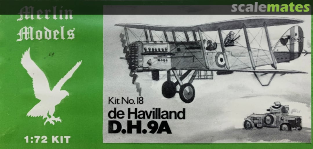 Boxart de Havilland D.H. 9A 18 Merlin Models Boxart de Havilland D.H. 9A 18 Merlin Models