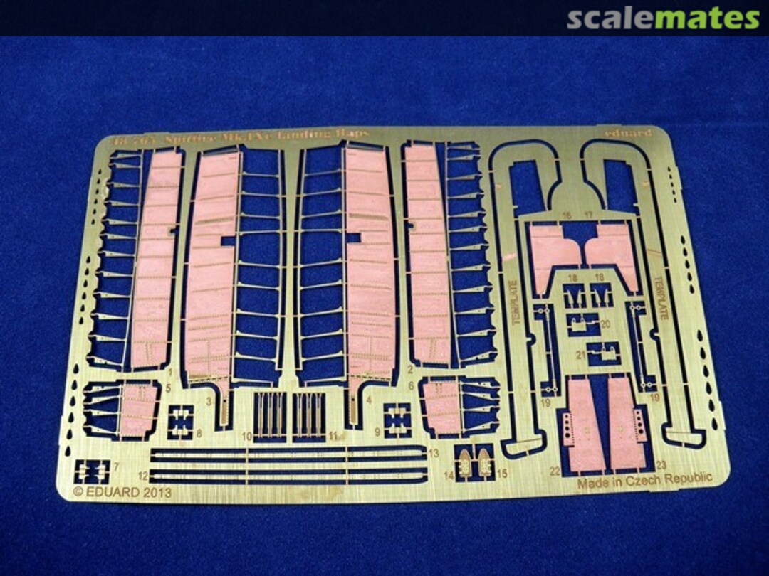 Boxart Spitfire Mk.IXc landing flaps 48765 Eduard Boxart Spitfire Mk.IXc landing flaps 48765 Eduard