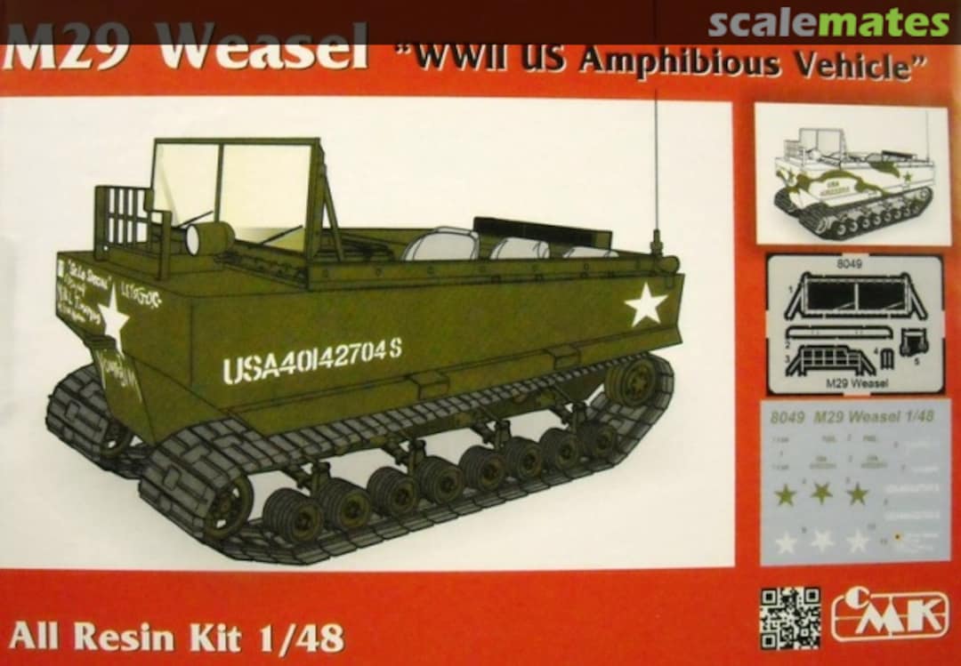 Boxart M29 Weasel - WW2 Amphibious Vehicle 8049 CMK