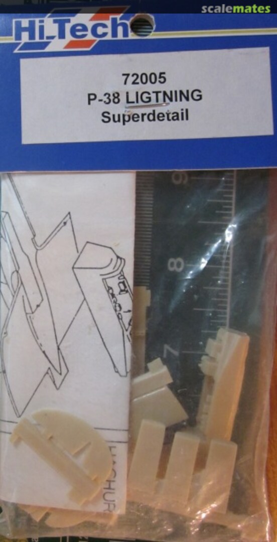 Boxart P-38 Lightning Superdetail 72005 Hi-Tech Boxart P-38 Lightning Superdetail 72005 Hi-Tech