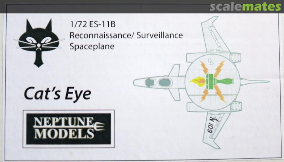 Boxart ES-11B Cat's Eye Reconnaissance / Surveillance Spaceplane Neptune Models Boxart ES-11B Cat's Eye Reconnaissance / Surveillance Spaceplane Neptune Models