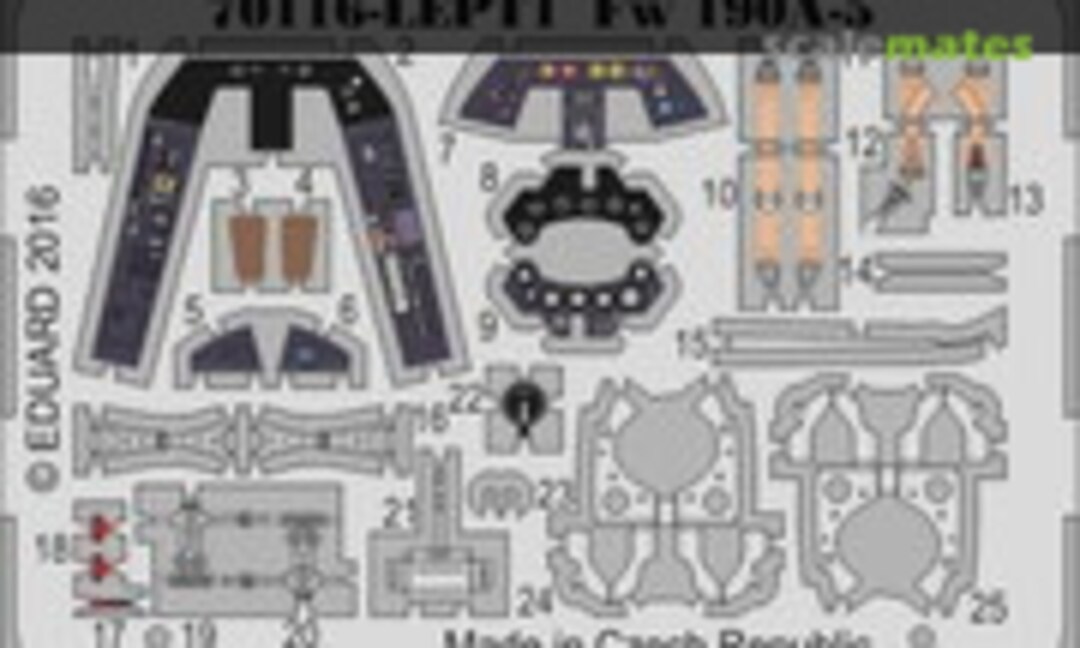 1:72 Fw 190A-5 PE-Set (Eduard 70116-LEPT1) 70116-LEPT1