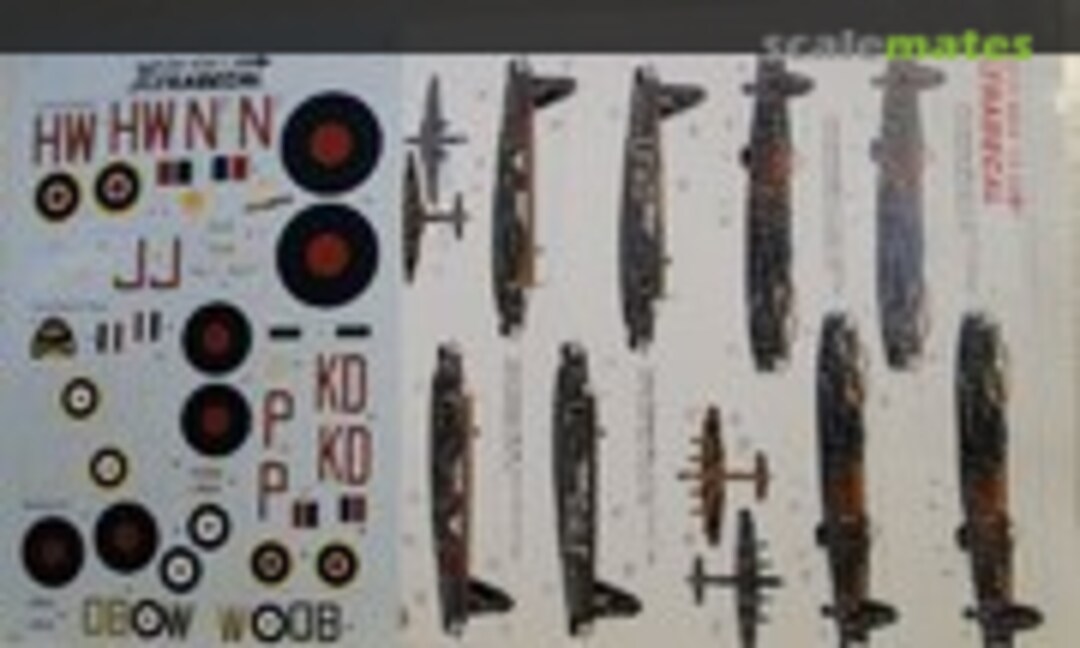 1:72 Lancaster/Wellington/Blenheim (Xtradecal X054) X054