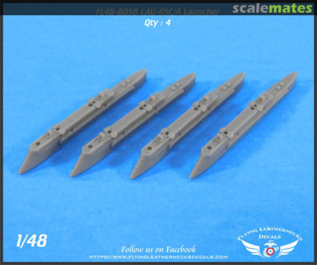 Boxart LAU-115C/A Launcher (F/A-18 AIM-7, Dual AIM-9/120) FL48-8058 Flying Leathernecks Boxart LAU-115C/A Launcher (F/A-18 AIM-7, Dual AIM-9/120) FL48-8058 Flying Leathernecks