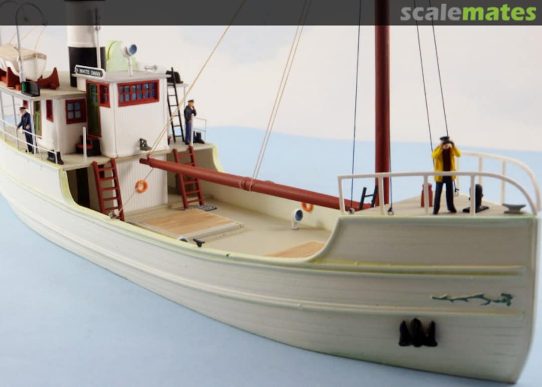 Boxart 81′ White Swan Motor Vessel – L. 10-7/8″ HO-1125 Sylvan Scale Models