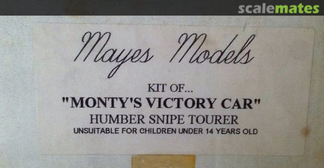 Boxart Humber Snipe Tourer Mayes Models Boxart Humber Snipe Tourer Mayes Models