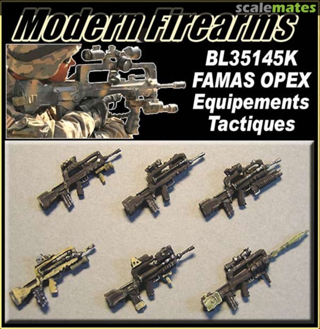 Boxart 6 FAMAS with TACTICAL Accessories - Afghanistan BL35145K Blast Models Boxart 6 FAMAS with TACTICAL Accessories - Afghanistan BL35145K Blast Models