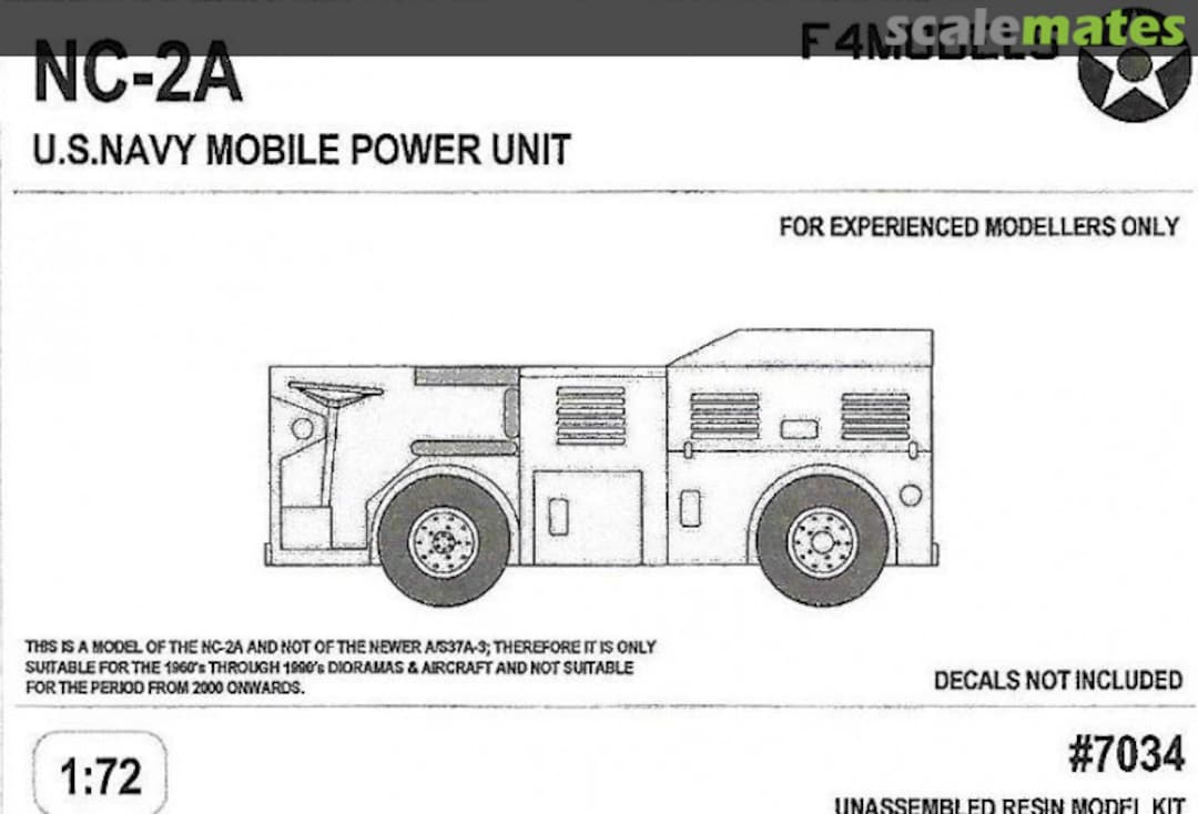 Boxart NC-2A Mobile Power Unit 7034 F4Models Boxart NC-2A Mobile Power Unit 7034 F4Models