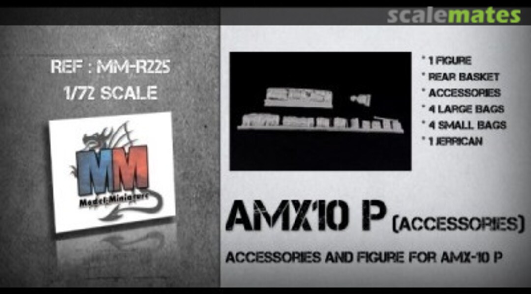 Boxart AMX-10 P (accessories) MM-R225 Model Miniature Boxart AMX-10 P (accessories) MM-R225 Model Miniature