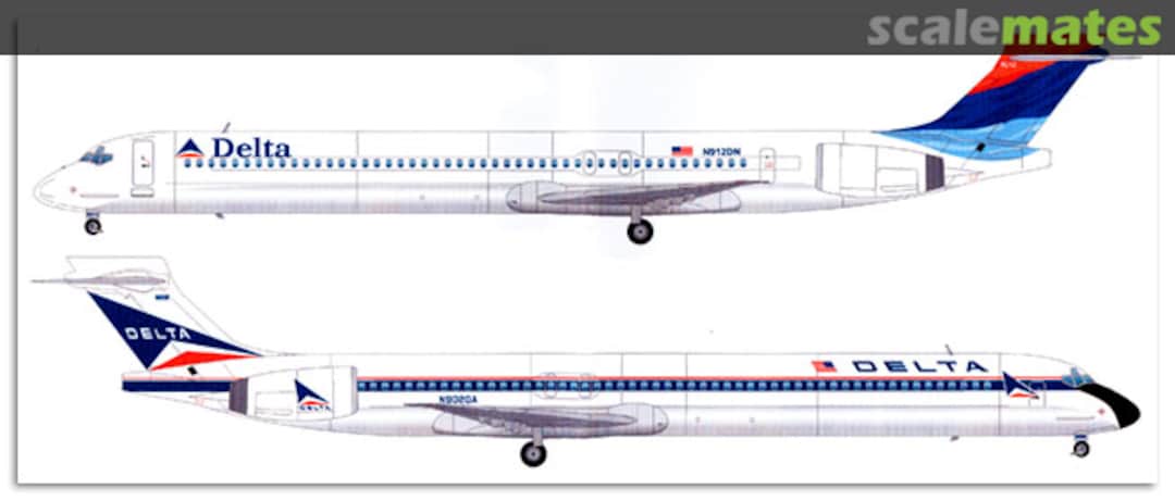Boxart McDonnell Douglas MD 90-30 SL128P Welsh Models