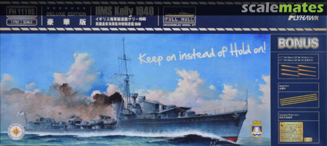 Boxart HMS Kelly 1940 FH 1119S FlyHawk Model