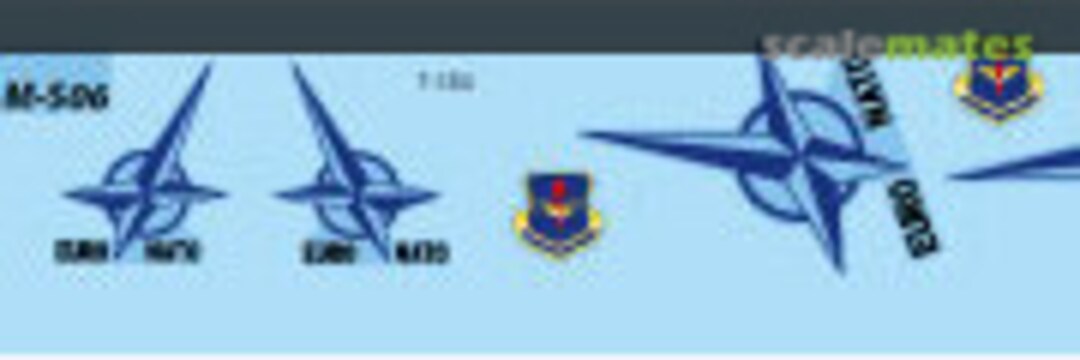 1:72 T-38A fin markings (Vingtor Decals M-S06) M-S06