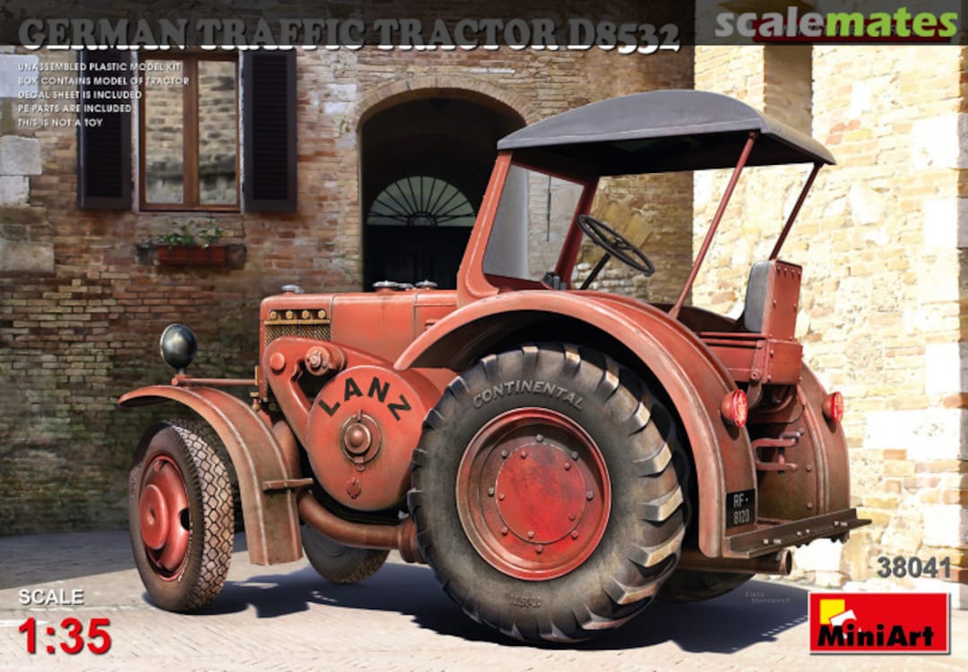 Boxart Traffic Tractor D8532 38041 MiniArt